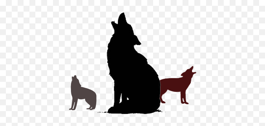 Coyote The Trickster - Coyote Howl Silhouette Png,Coyote Png
