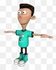 Sheen Jimmy Neutron Model - Transparent Sheen T Pose Png,Jimmy Neutron Png