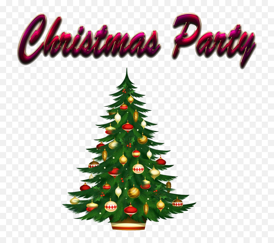 Christmas Party - Animated Clipart Christmas Tree Png,Christmas Party Png