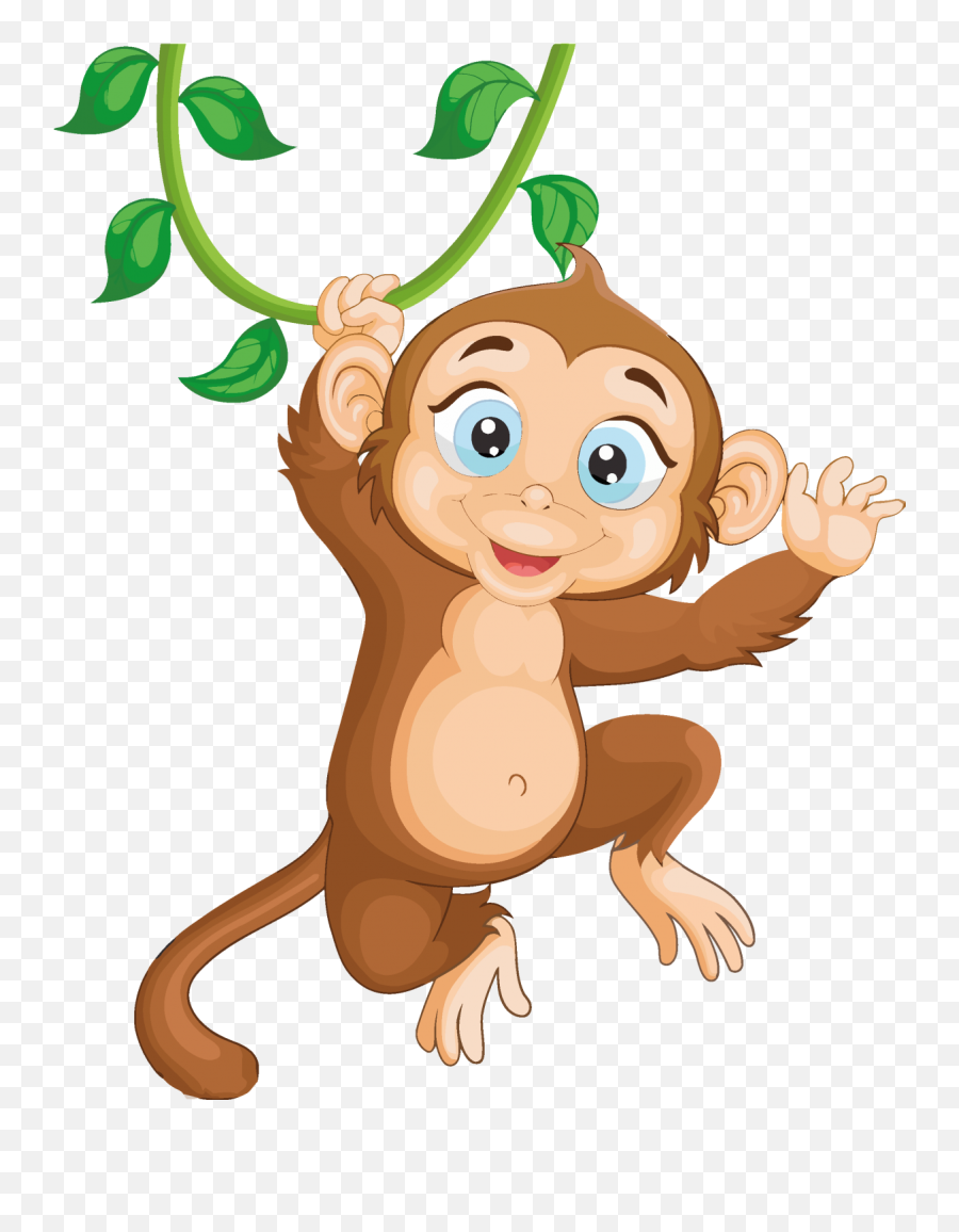 Monkey Clipart Png Download Cartoon - Monkey Hang In Tree Transparent Monkey  Png Cartoon,Monkey Transparent - free transparent png images 