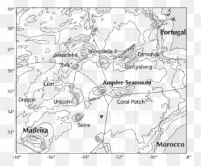 The Horseshoe Seamount Chain Location Of Reference - Horseshoe Seamounts Png,Horseshoe Transparent