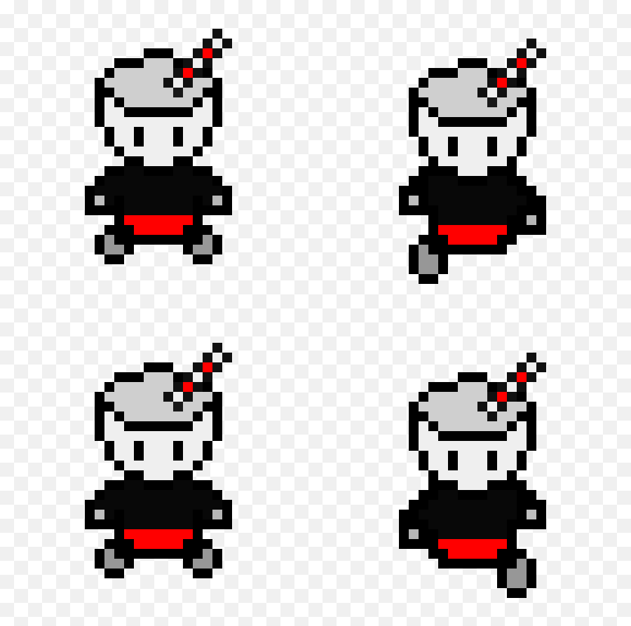 Cuphead Sprite By Evilpoisonbr - Dot Png,Cuphead Logo Png