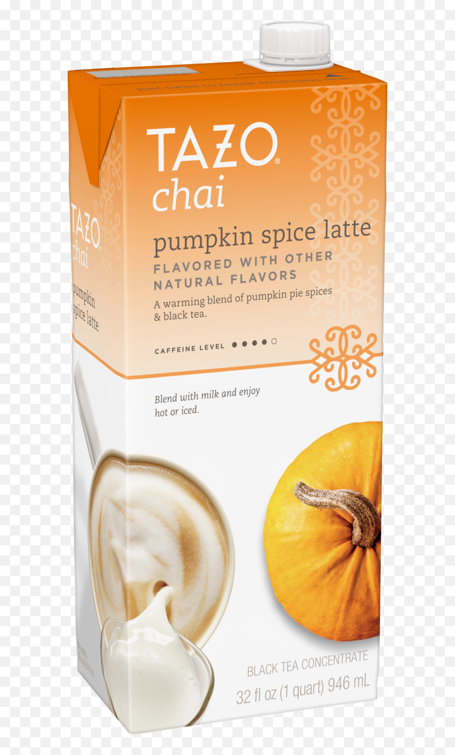 Download Tazo Chai Pumpkin Spice Latte - Tazo Pumpkin Spice Chai Tea Png,Pumpkin Spice Latte Png