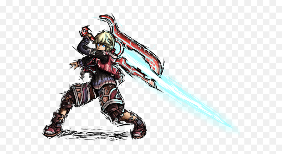 Shulk - Shulk Smash Bros Art Png,Shulk Png