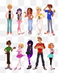 Miraculous Ladybug Webisodes - People From Miraculous Ladybug Png,Miraculous Ladybug Transparent