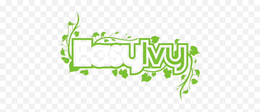 Easyivy Artificial Ivy And Living Wall Logo - Horizontal Png,Ivy Transparent