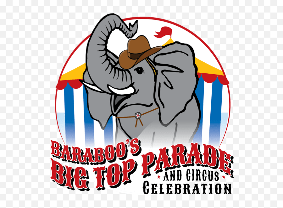 Circus History U0026 Heritage - Baraboou0027s Big Top Parade Big Png,Circus Elephant Png