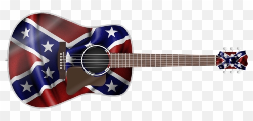Guitar Wrap Skin - Rebel Flag Png,Rebel Flag Png