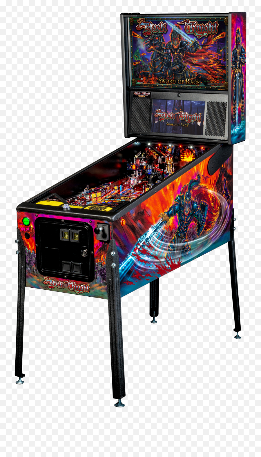 Sword Of Rage Premium - Black Knight Pinball Stern Png,Black Knight Png