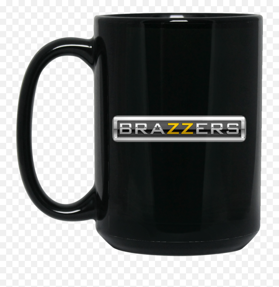 Brazzers 15 Oz Black Mug - Mug Png,Brazzers Png