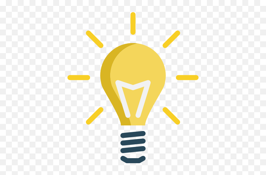 Lightbulb - Light Bulb Flat Icon Png,Business Flat Icon