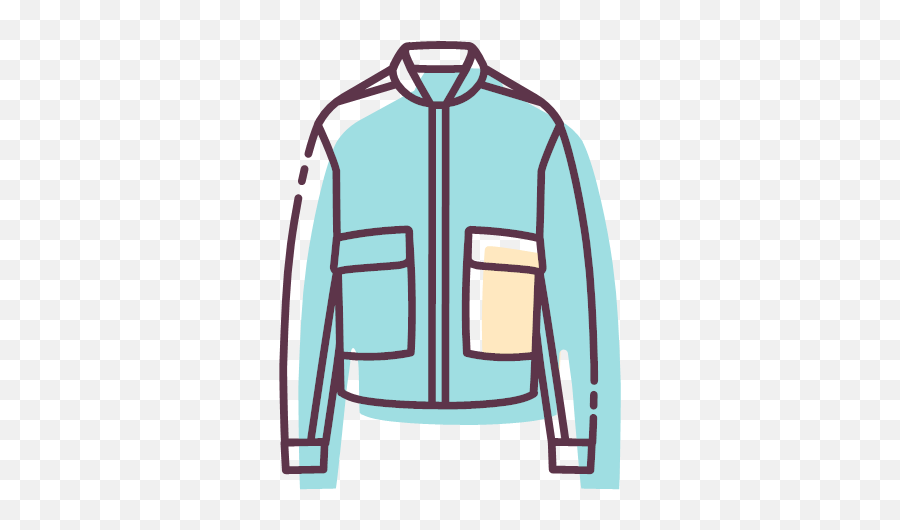 Loose Coat Vector Icons Free Download In Svg Png Format - Long Sleeve,New Icon Leather Jacket