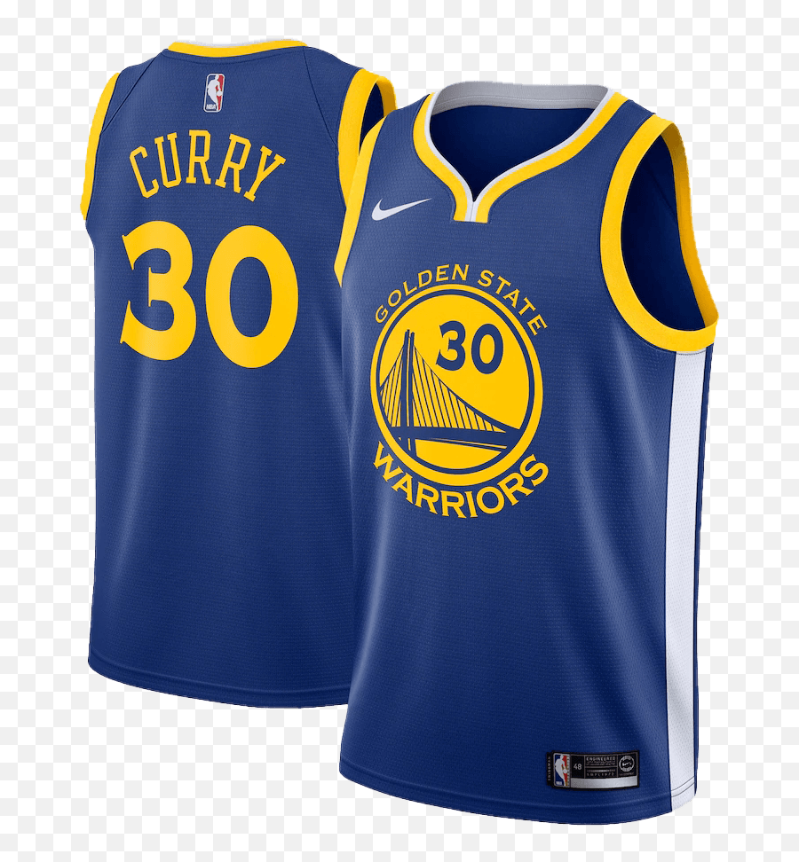 Golden State Warriors Stephen Curry 30 Nba Jersey Swingman - Iguodala Warriors Jersey Blue Png,30 Icon