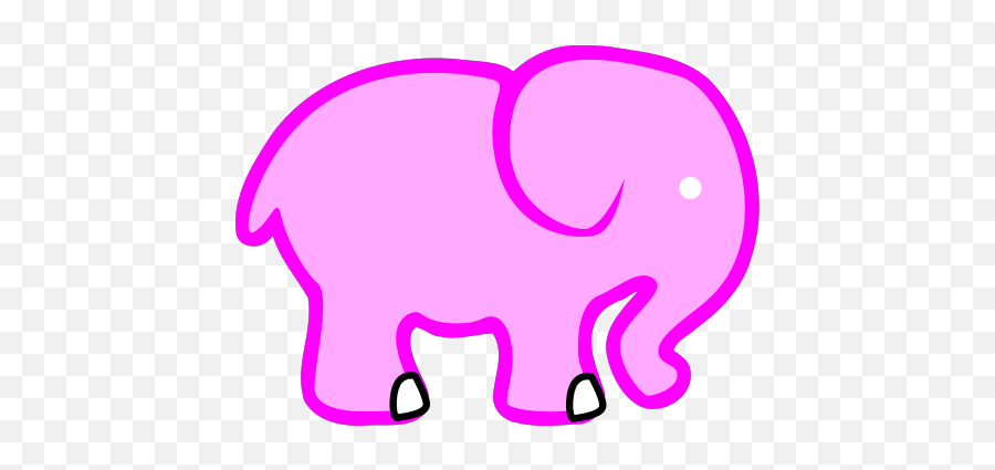 Pink Elephant Png Svg Clip Art For Web - Download Clip Art Pink Elephant Clip Art,Pink Photo Icon