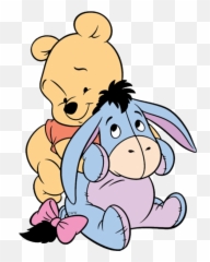 Baby Pooh Png Transparent 3 Image - Cute Winnie The Pooh And Eeyore,Pooh Png