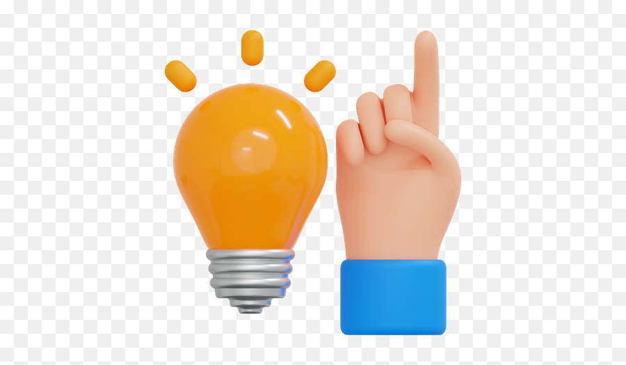 Give Idea 3d Illustrations Designs Images Vectors Hd Graphics - Incandescent Light Bulb Png,Idea Icon