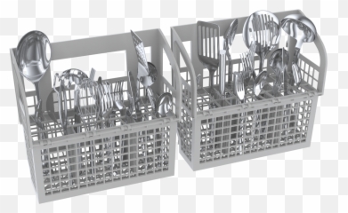 Bosch - SHXM78Z55N Dishwasher Bosch 100 Series 2 Cutlery Baskets png