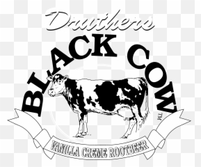 Druthers Black Cow Logo Png Transparent - Dairy Cow,Cow Logo