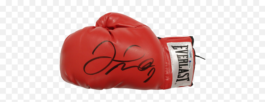 Floyd Mayweather Autographed Everlast Red Boxing Glove - Jsa Boxing Png,Floyd Mayweather Png