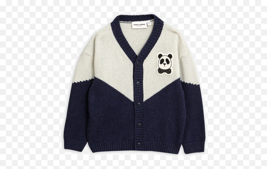 Wool Knitted Panda Cardigan By Mini Rodini - Cardigan Png,Panda Aim Icon