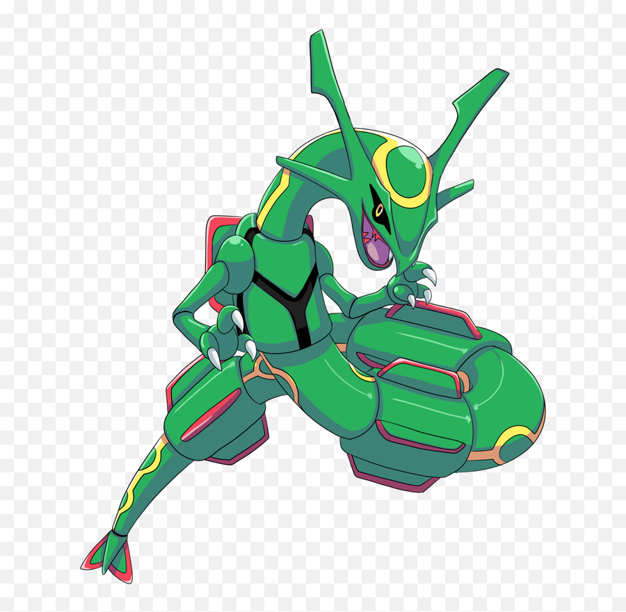 Pokemon 2384 Shiny Rayquaza Pokedex - Rayquaza Png Hd,Rayquaza Png