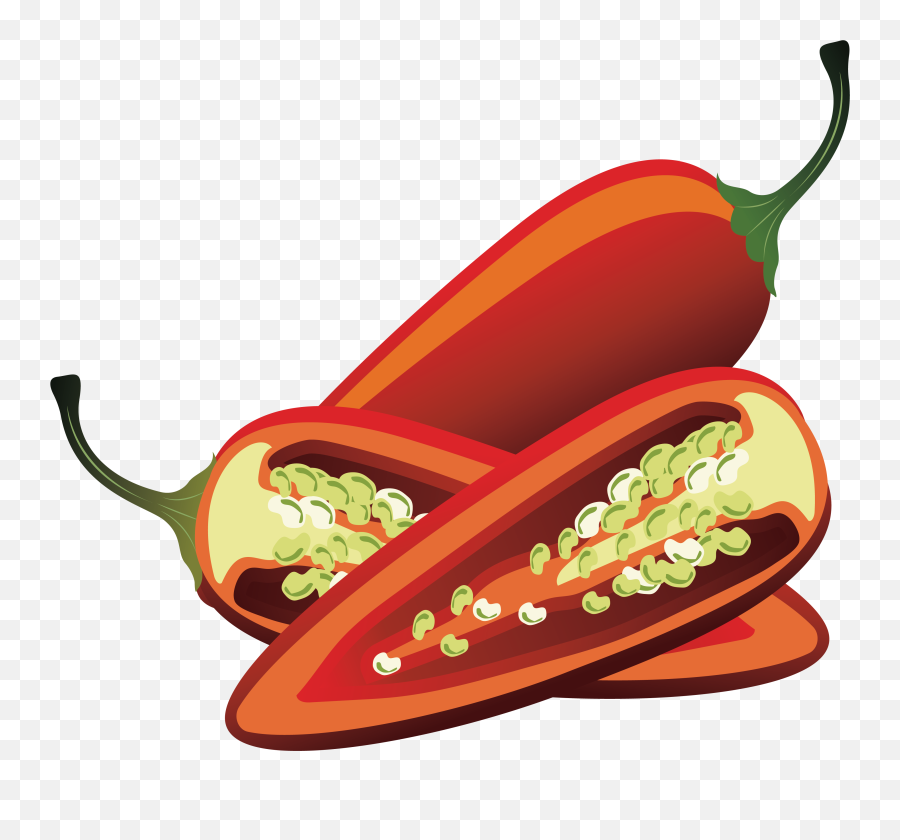 Jalapexf1o Bell Pepper Facing Heaven Mexican Cuisine - Chile With Seed Clipart Png,Pepper Png