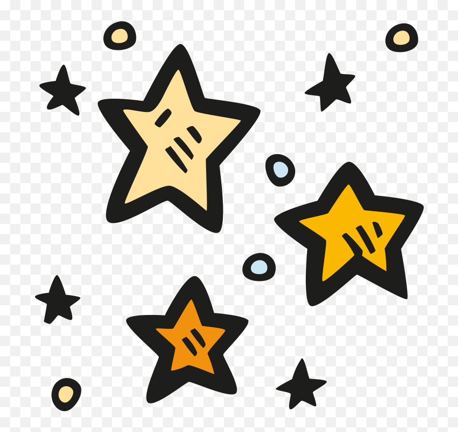 Stars Icon Free Space Iconset Good Stuff No Nonsense - Transparent Space Stars Clipart Png,Moon And Stars Png
