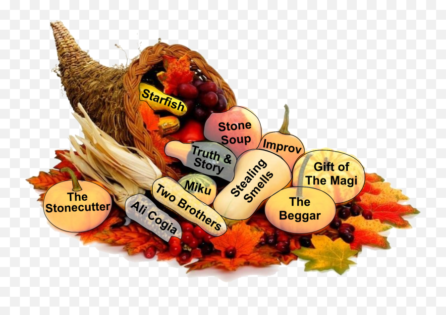 Hd Thankful For All The Stories Whats - Thanksgiving Cornucopia Png,Cornucopia Png