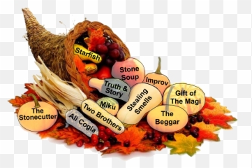 Hd Thankful For All The Stories Whats - Thanksgiving Cornucopia Png,Cornucopia Png