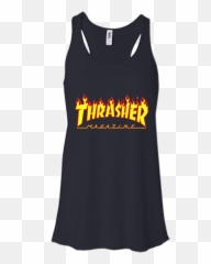 Thrasher Magazine Flame Logo Shirt Hoodie Tank - Mom Squad Baseball Team png