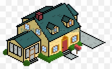 8 Bit Characters Png - 8 Bit Griffin House 8 Bit House Png 8 Bit House Png,Griffin Png