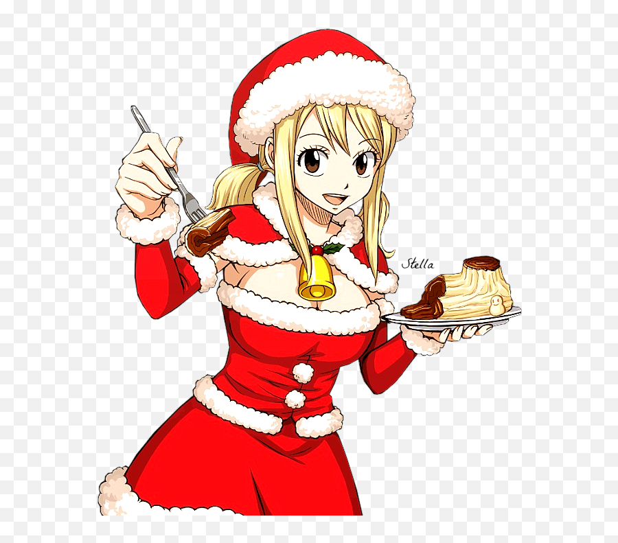 Download Hd Lucy Heartfilia Christmas - Lucy Heartfilia Christmas Png,Lucy Heartfilia Png