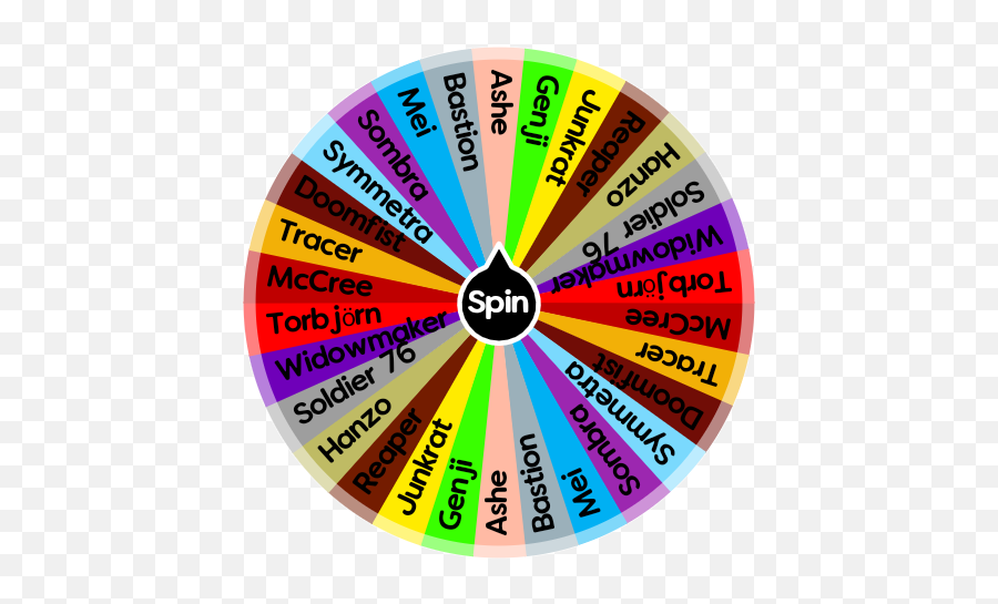 Overwatch Dps Spin The Wheel App - Circle Png,Doomfist Png