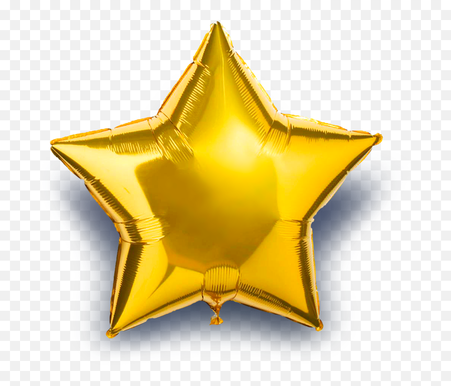 Gold Star Balloon Transparent Png Stars Background