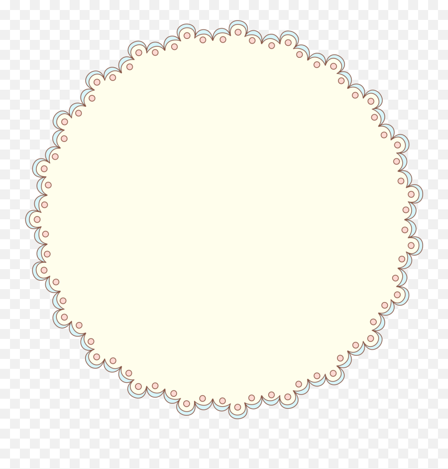 Free Doily Banner Royalty - Circle Png,Doily Png