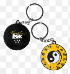 Dgk Bruce Lee Yin Yang Keychain - Keychain Png,Bruce Lee Logo