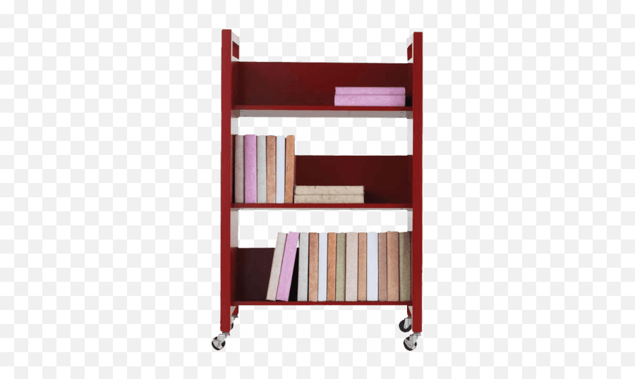 Download Afydecor Contemporary Portable Bookshelf In Red - Portable Bookshelf Png,Bookshelf Png
