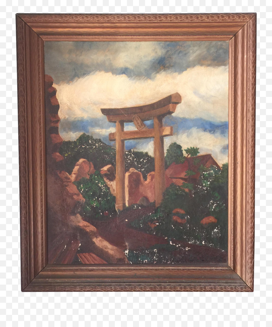 Charles L Joyce Torii Gate Oil - Picture Frame Png,Torii Gate Png