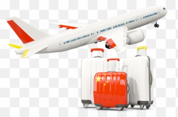 Luggage With Airplane Illustration Of Flag China - Luggage With Flag Flag Of Armenia Png,Airplane Icon Png