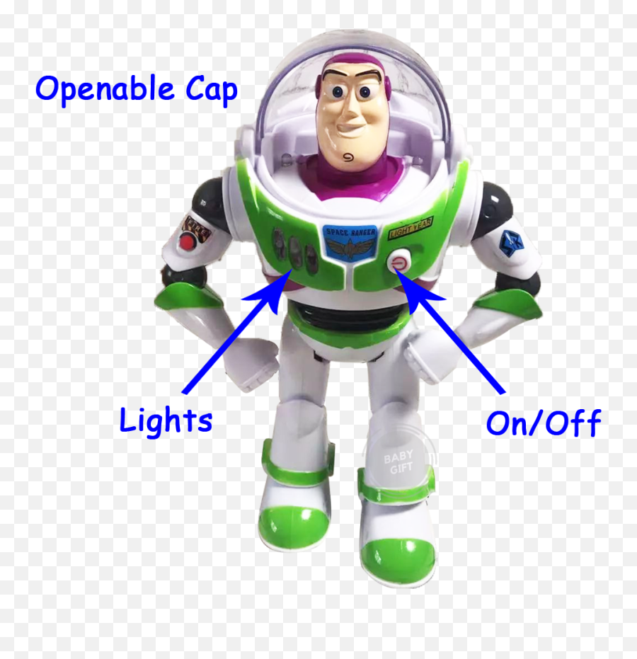 Toy Story 4 Buzz Lightyear Battery Operated Light And Sound - Buzz Lightyear Png,Buzz Light Year Png