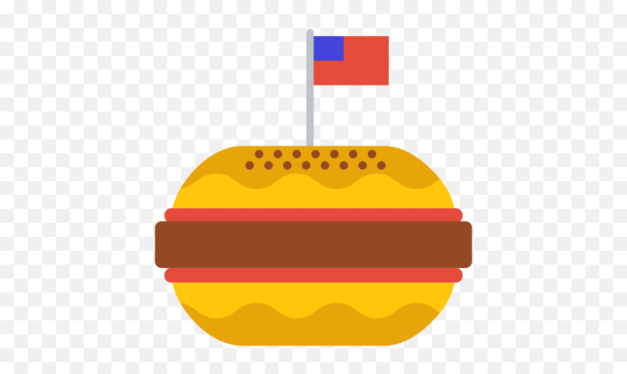 Hamburger Free Icon Of 4th July Icons - Hot Dog Png,Hamburger Icon Png