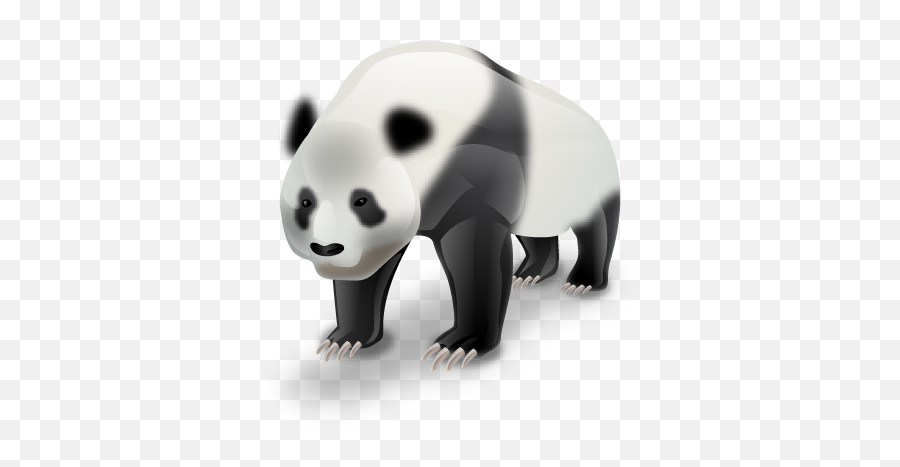 Panda Bear Icon Png Transparent Background Free Download - Panda Png 3d,Panda Transparent Background