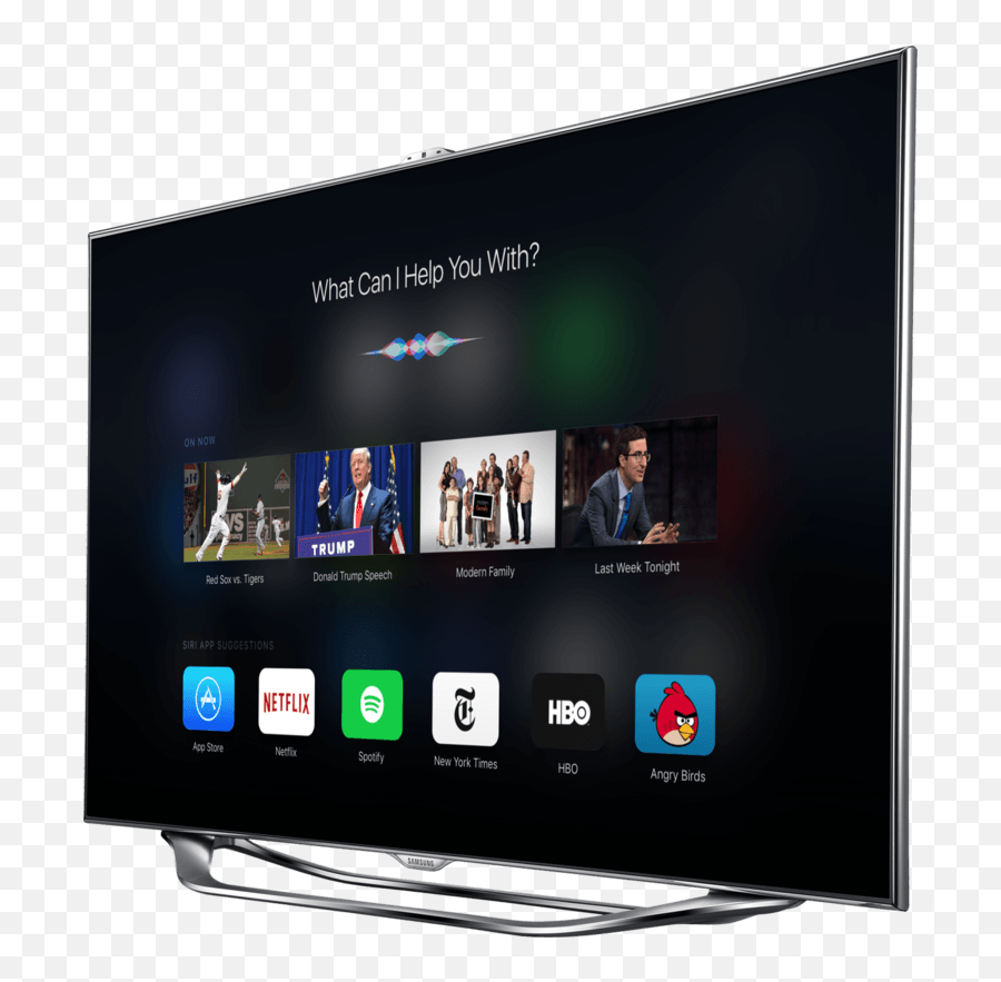 The New Apple Tv Running Ios 9 Looks Gorgeous - Apple Tv Actual Tv Png,Apple Tv Png