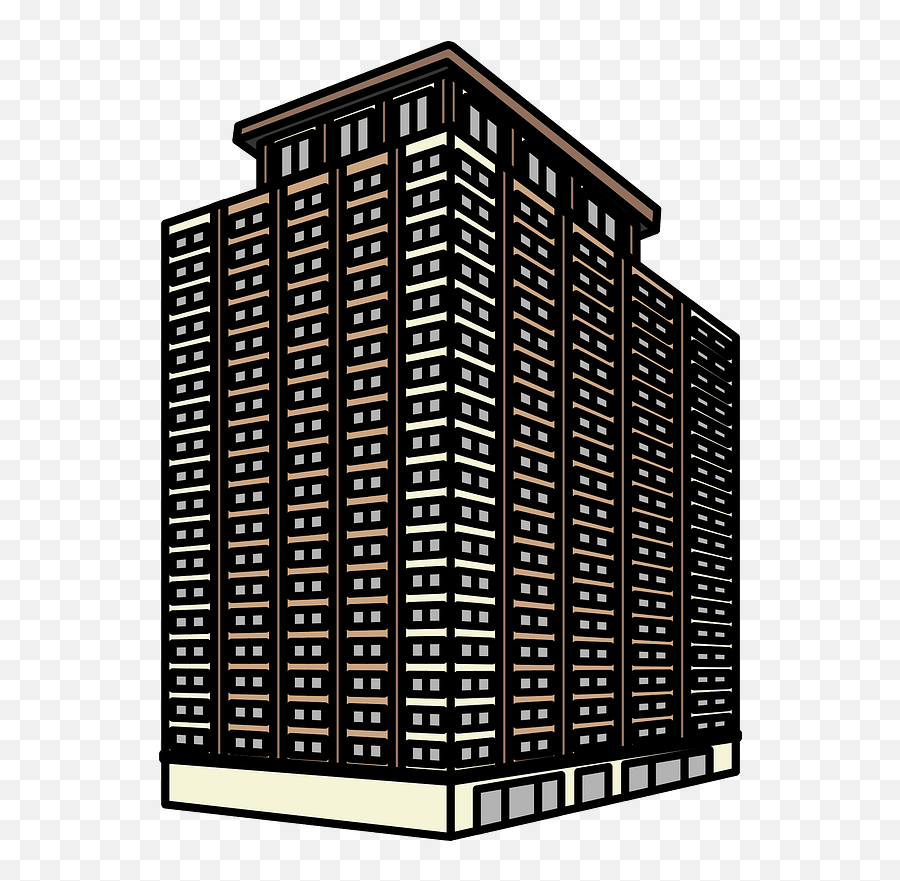 Condominium Building Clipart Free Download Transparent Png - Tower Block,Building Clipart Png