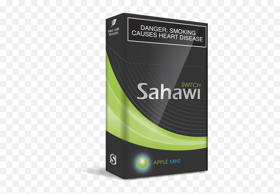 Sahawi Switch Apple Mint U2013 Gold Leaf Tobacco Corporation - Xbox 360 Png,Gold Apple Logo