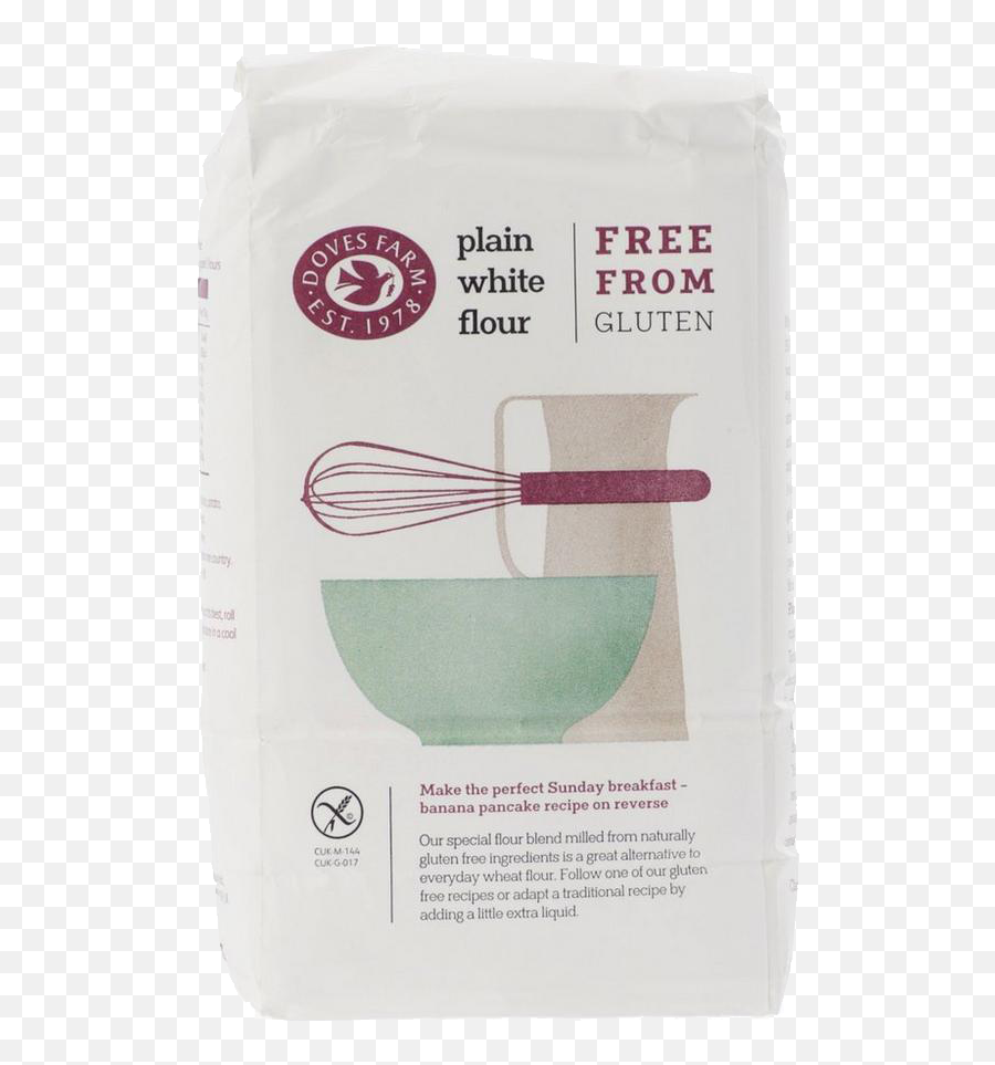 Free By Doves Farm Plain White Flour From Gluten 1kg - White Rice Png,White Doves Png