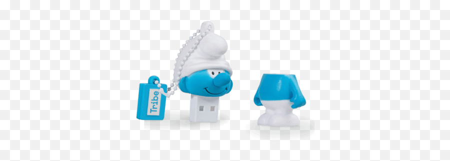 The Smurfs U2013 Tribe - Techcom Usb Flash Drive Png,Smurfs Logo