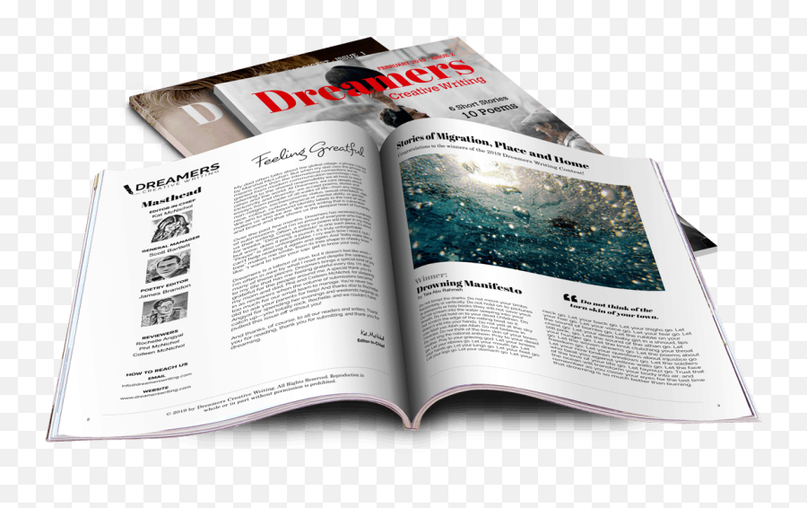 Dreamers Magazine Now Available In The - Transparent Png Magazines Png,Magazine Png