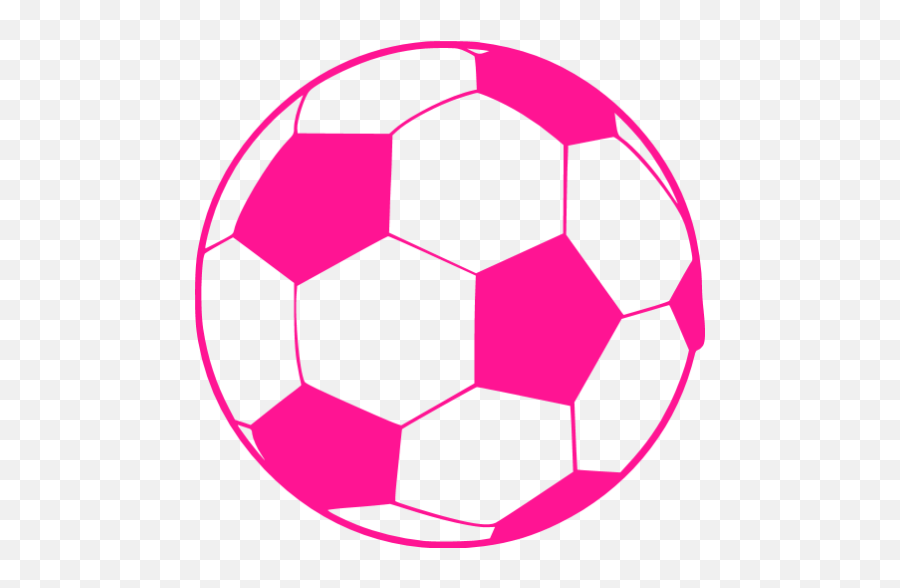 Deep Pink Soccer 3 Icon - Free Deep Pink Sport Icons Purple Soccer Ball Png,Soccer Ball Png Transparent