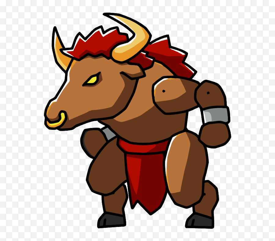 Scribblenauts Minotaur Transparent Png - Scribblenauts Minotaur,Minotaur Png